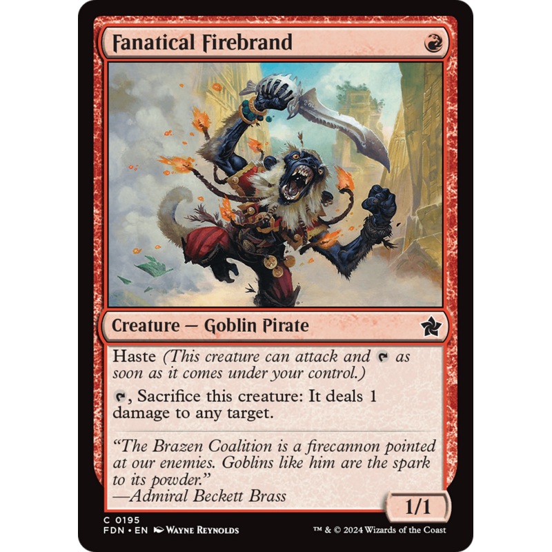 Fanatical Firebrand [Foundations]