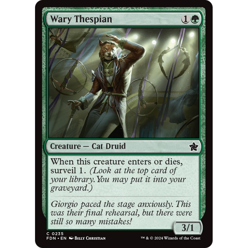 Wary Thespian [Foundations]