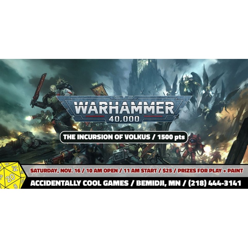 ACG Event - 40k Event **In-Store Event** (11/14/24)