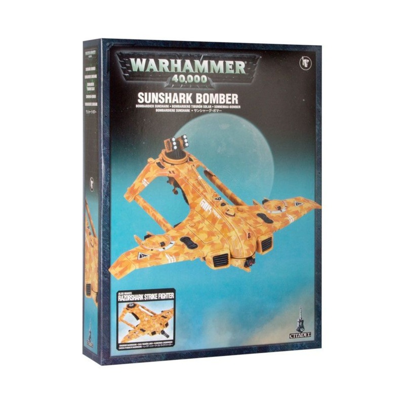 T'au Empire Sun Shark Bomber / Razorshark Strike Fighter