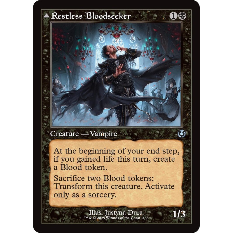 Restless Bloodseeker // Bloodsoaked Reveler (Retro Frame) [Innistrad Remastered]
