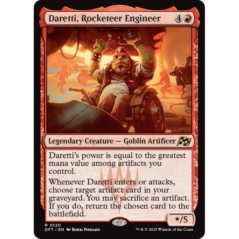Daretti, Rocketeer Engineer [Aetherdrift]