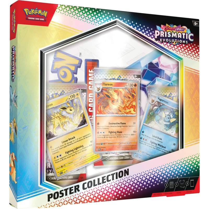 Pokmon TCG | Scarlet & Violet: Prismatic Evolutions - Poster Collection **In-Store Pick-Up and Purchase Only**