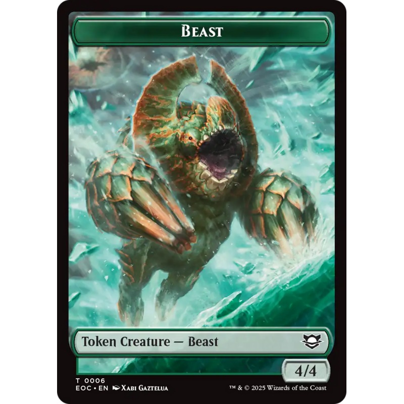 Beast (0006) // Pest Double-Sided Token [Edge of Eternities Commander Tokens]