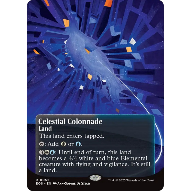 Celestial Colonnade (0052) (Borderless) [Edge of Eternities: Stellar Sights]