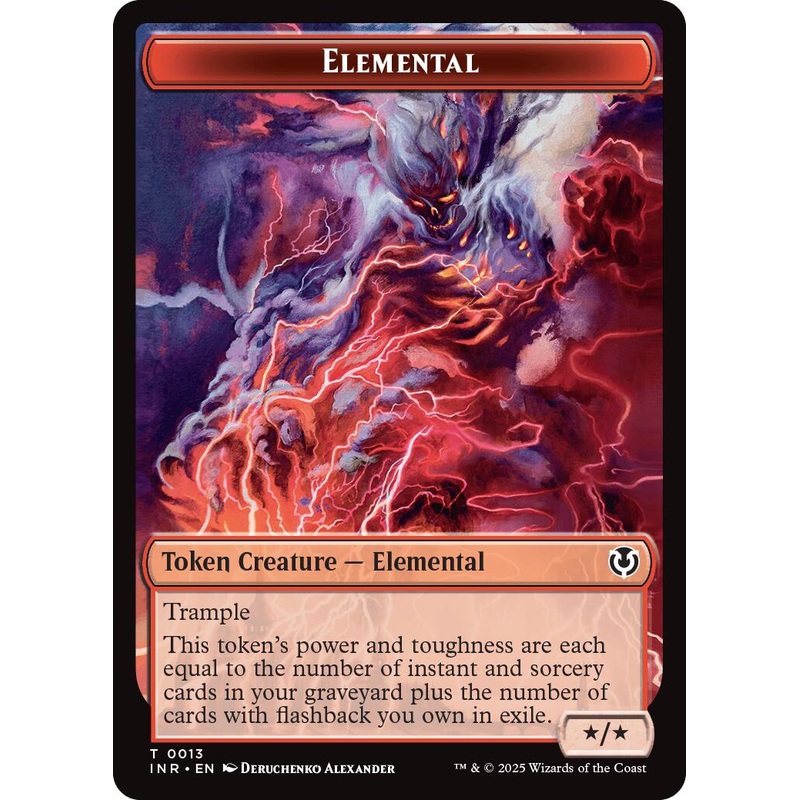 Elemental // Human (0014) Double-Sided Token [Innistrad Remastered Tokens]