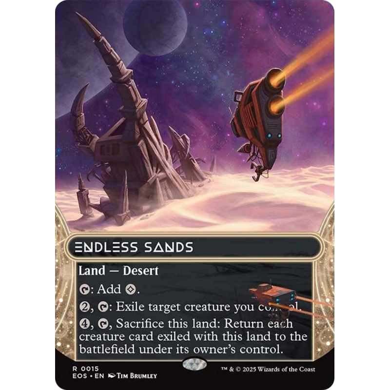 Endless Sands (0015) (Borderless) [Edge of Eternities: Stellar Sights]