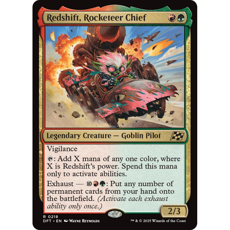 Redshift, Rocketeer Chief [Aetherdrift]