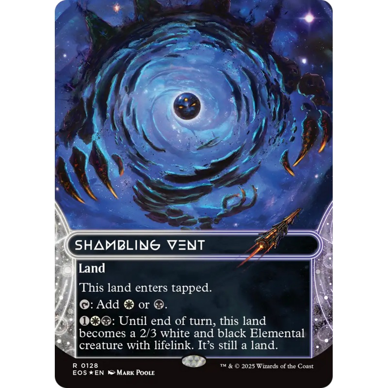 Shambling Vent (0128) (Borderless) (Galaxy Foil) [Edge of Eternities: Stellar Sights]