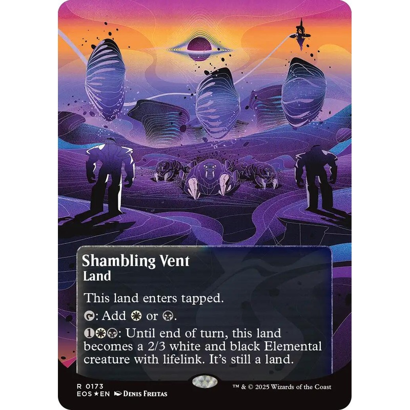 Shambling Vent (0173) (Borderless) (Galaxy Foil) [Edge of Eternities: Stellar Sights]