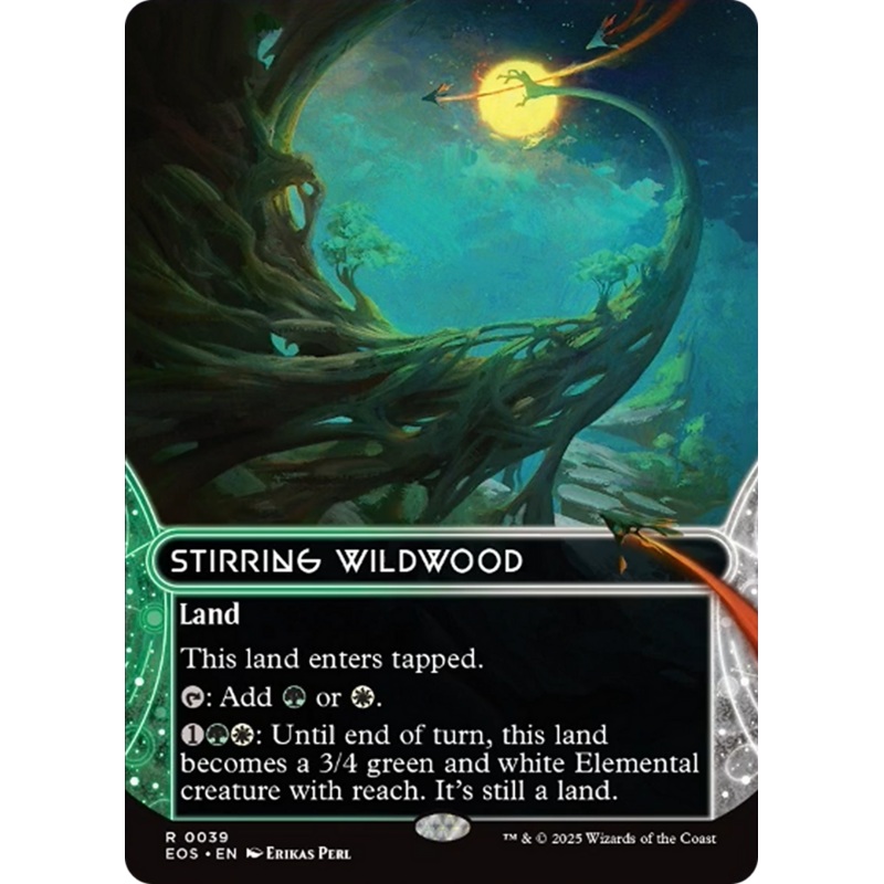 Stirring Wildwood (0039) (Borderless) [Edge of Eternities: Stellar Sights]