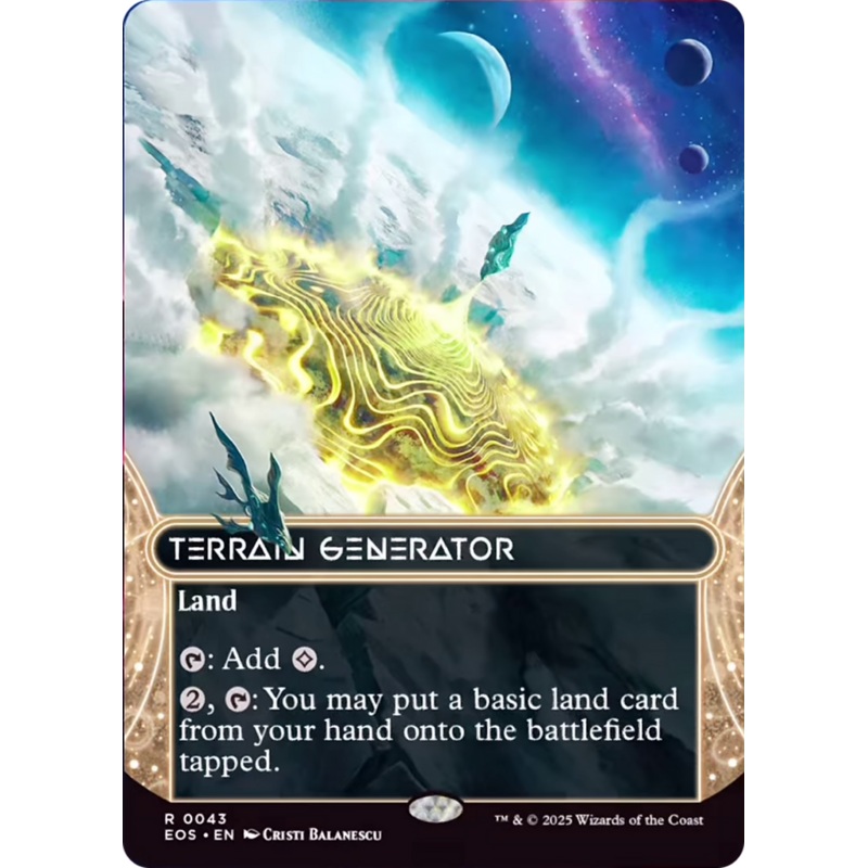 Terrain Generator (0043) (Borderless) [Edge of Eternities: Stellar Sights]