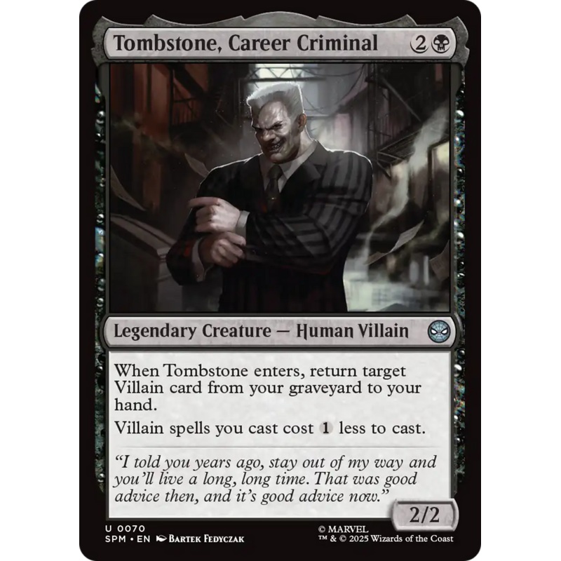 Tombstone, Career Criminal [Marvel's Spider-Man]