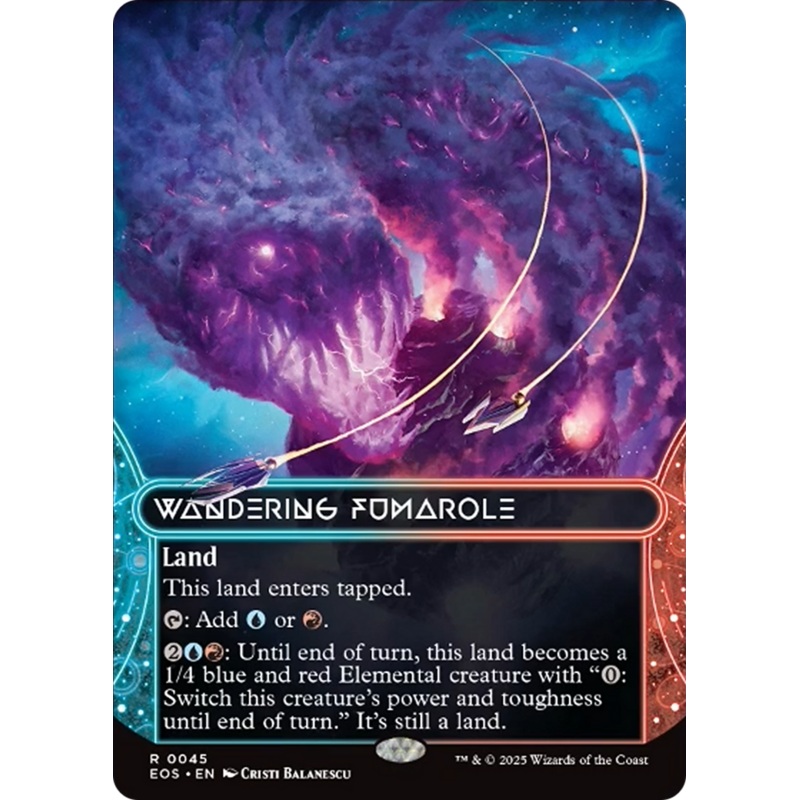 Wandering Fumarole (0045) (Borderless) [Edge of Eternities: Stellar Sights]