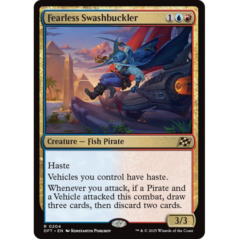 Fearless Swashbuckler [Aetherdrift]