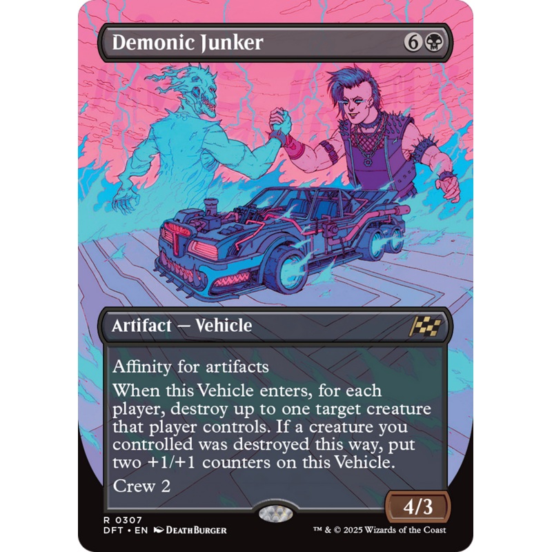 Demonic Junker (Borderless) [Aetherdrift]
