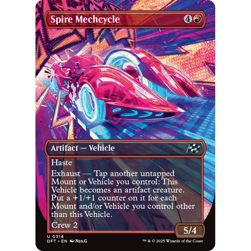 Spire Mechcycle (Borderless) [Aetherdrift]