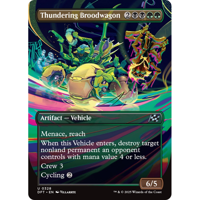 Thundering Broodwagon (Borderless) [Aetherdrift]