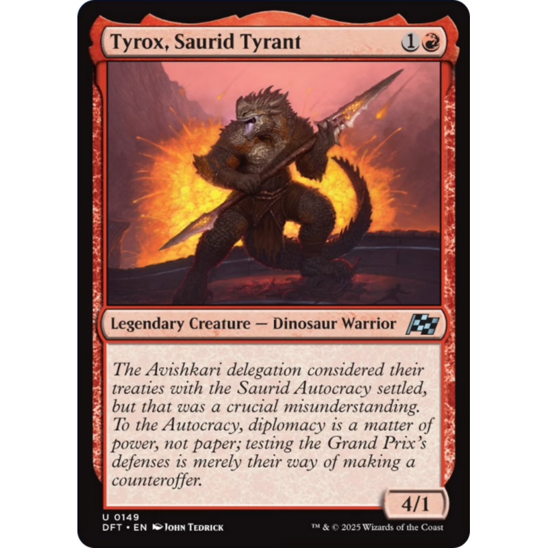 Tyrox, Saurid Tyrant [Aetherdrift]