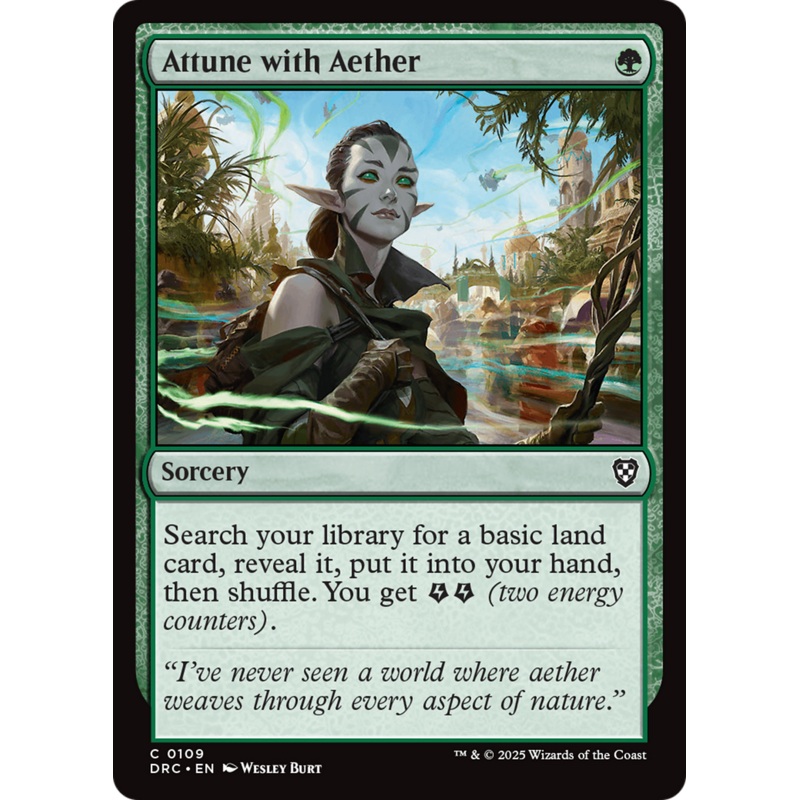 Attune with Aether [Aetherdrift Commander]