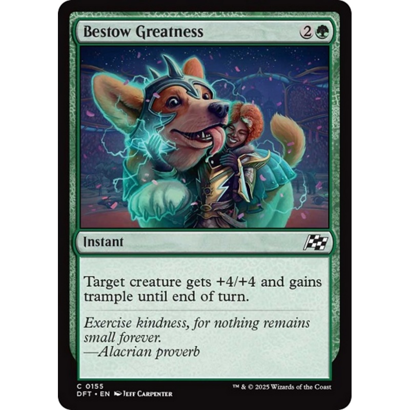 Bestow Greatness [Aetherdrift]