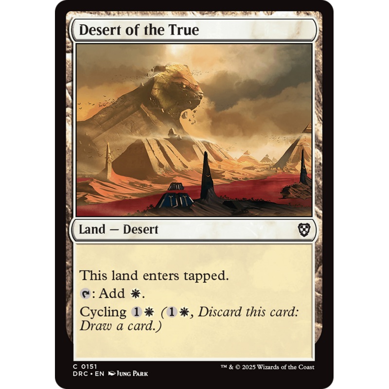 Desert of the True [Aetherdrift Commander]