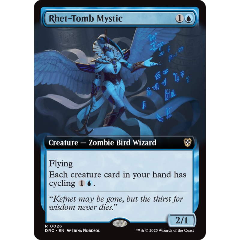 Rhet-Tomb Mystic (Extended Art) [Aetherdrift Commander]
