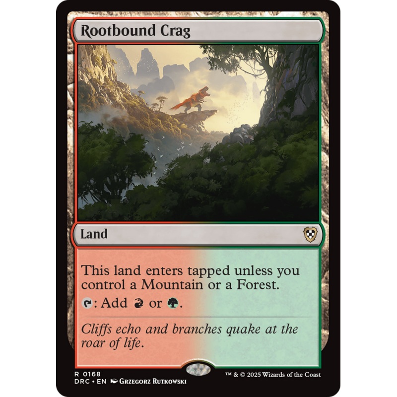 Rootbound Crag [Aetherdrift Commander]