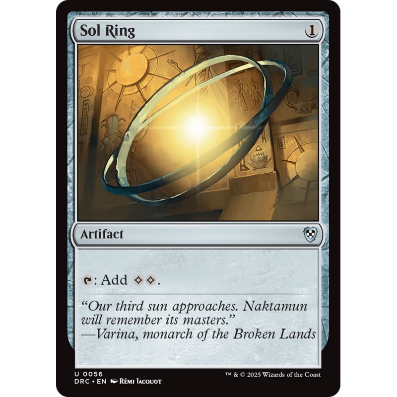 Sol Ring [Aetherdrift Commander]