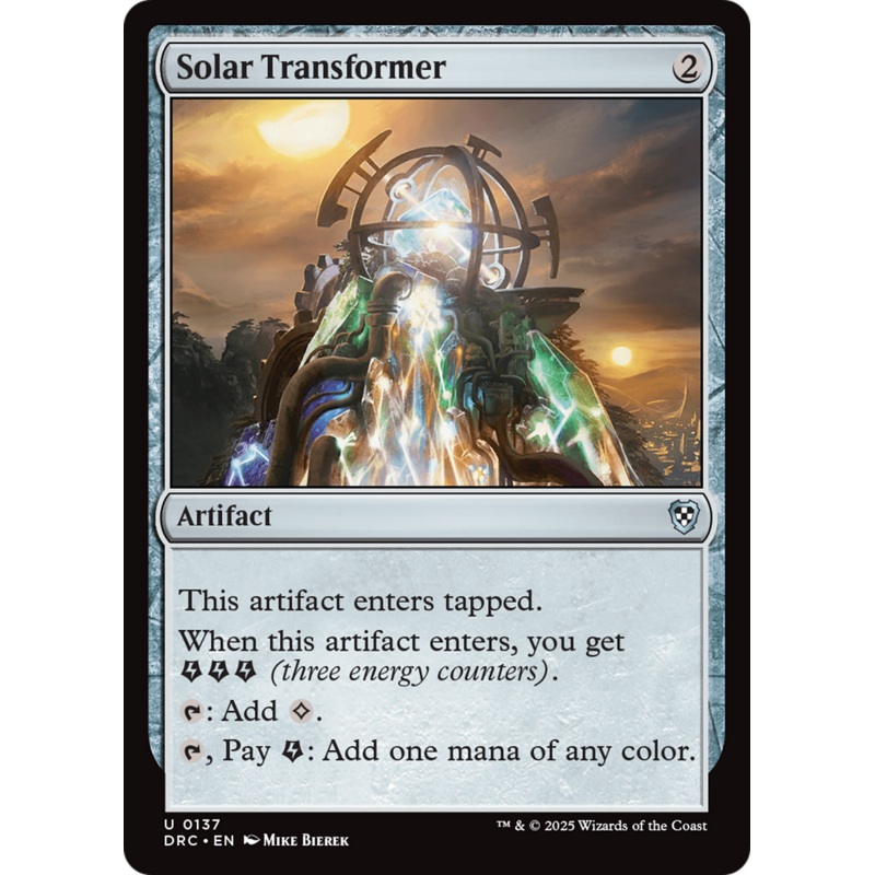 Solar Transformer [Aetherdrift Commander]