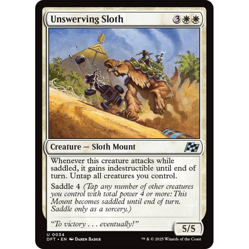Unswerving Sloth [Aetherdrift]