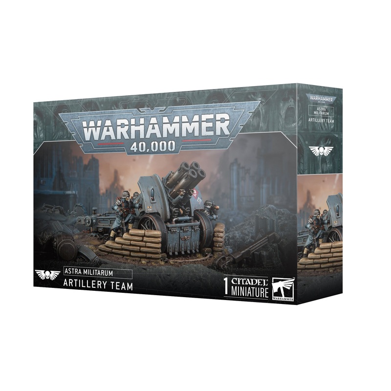 Astra Militarum Artillery Team - Siege Cannon / Heavy Mortar / Multiple Rocket Launcher