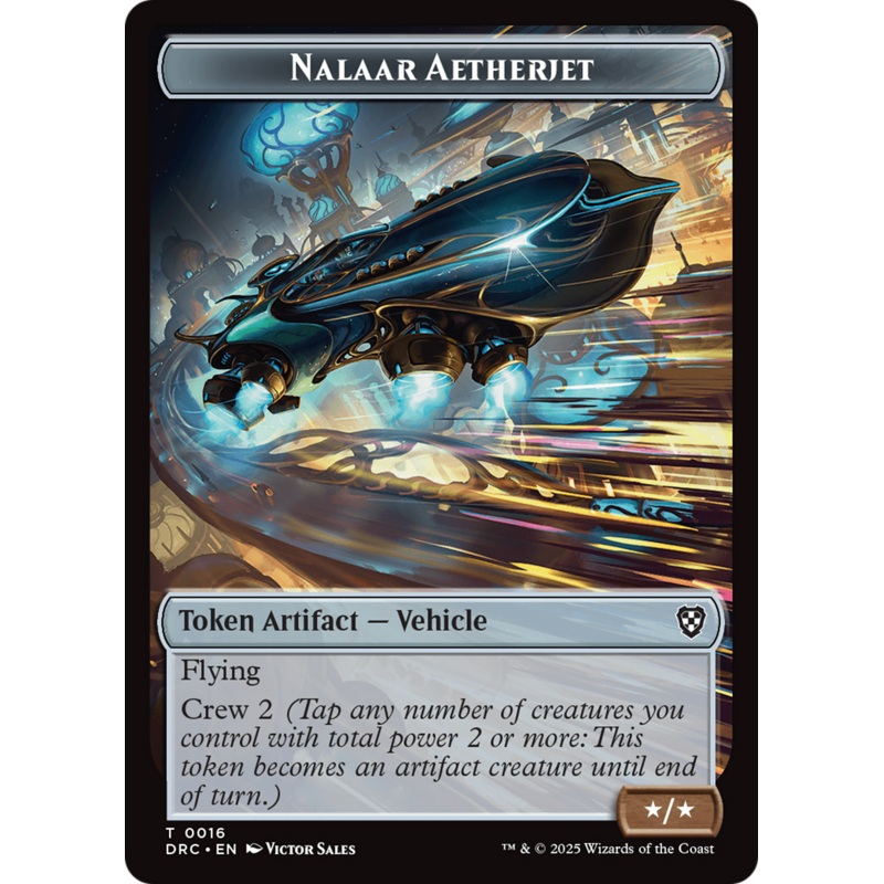 Construct // Nalaar Aetherjet Double-Sided Token [Aetherdrift Tokens]