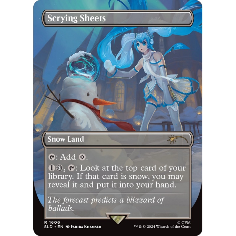 Scrying Sheets (Rainbow Foil) [Secret Lair Drop Series]
