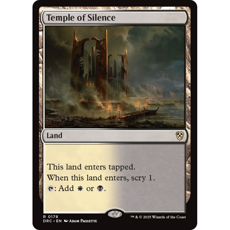 Temple of Silence [Aetherdrift Commander]