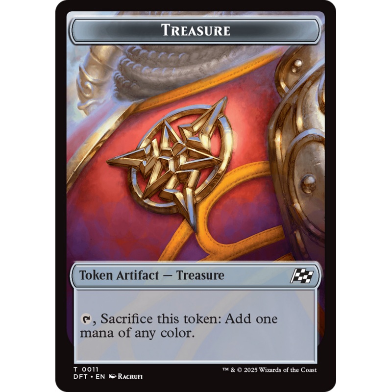 Treasure // Pilot Double-Sided Token [Aetherdrift Tokens]