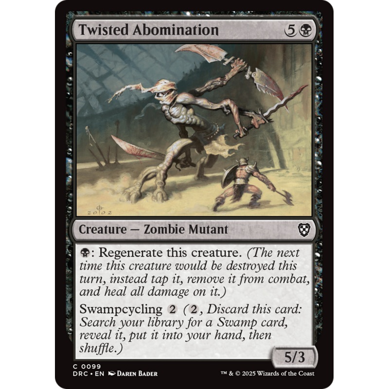 Twisted Abomination [Aetherdrift Commander]