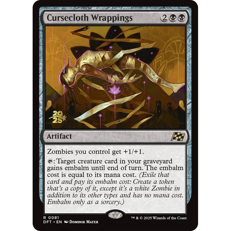 Cursecloth Wrappings [Aetherdrift Prerelease Promos]