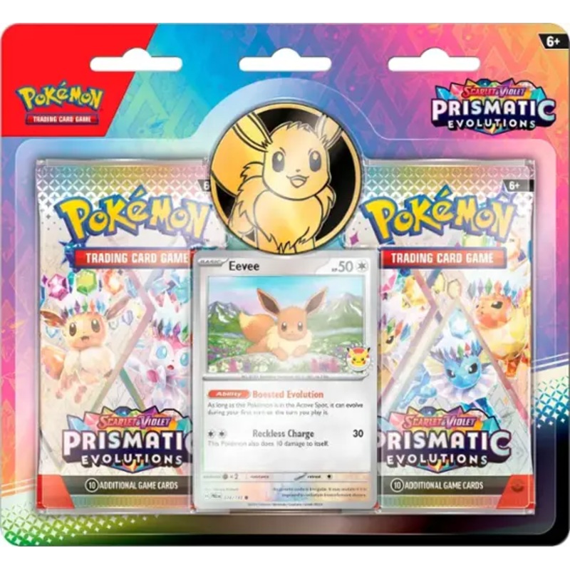 Pokmon TCG | Scarlet & Violet: Prismatic Evolutions - Two Pack Blister **In-Store Pick-Up and Purchase Only**