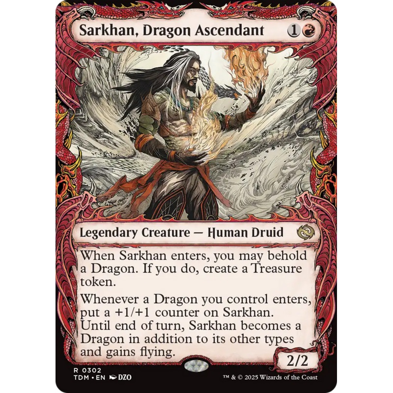Sarkhan, Dragon Ascendant (0302) (Showcase) [Tarkir: Dragonstorm]