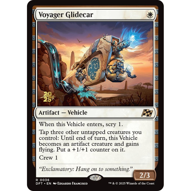 Voyager Glidecar [Aetherdrift Prerelease Promos]
