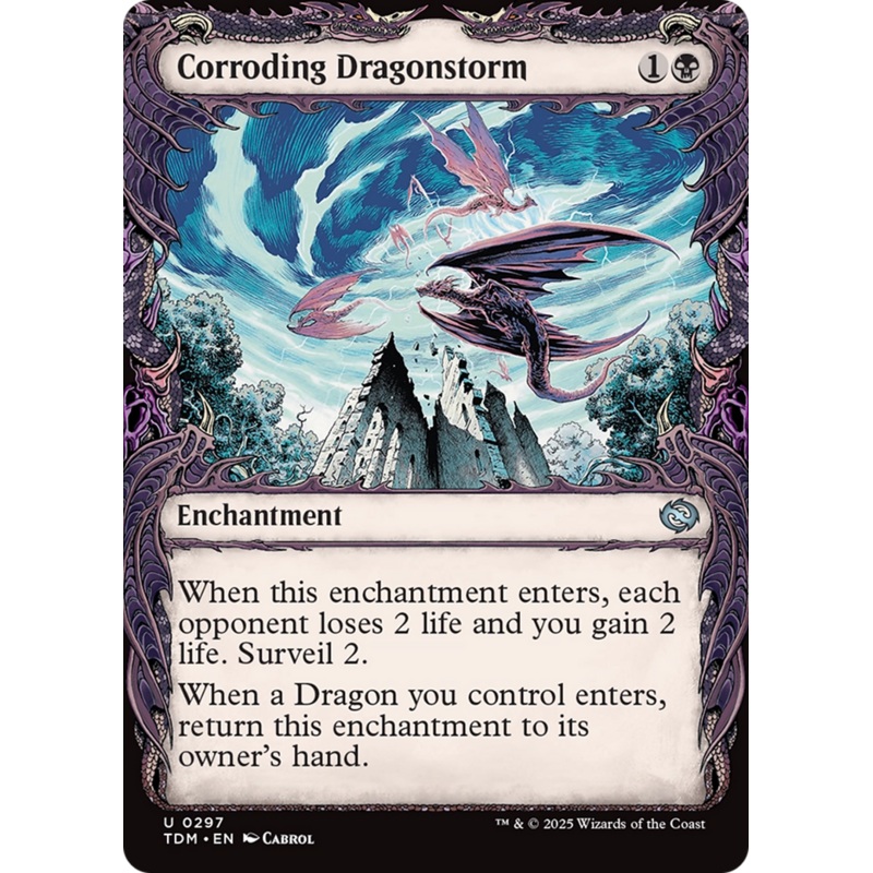 Corroding Dragonstorm (Showcase) [Tarkir: Dragonstorm]