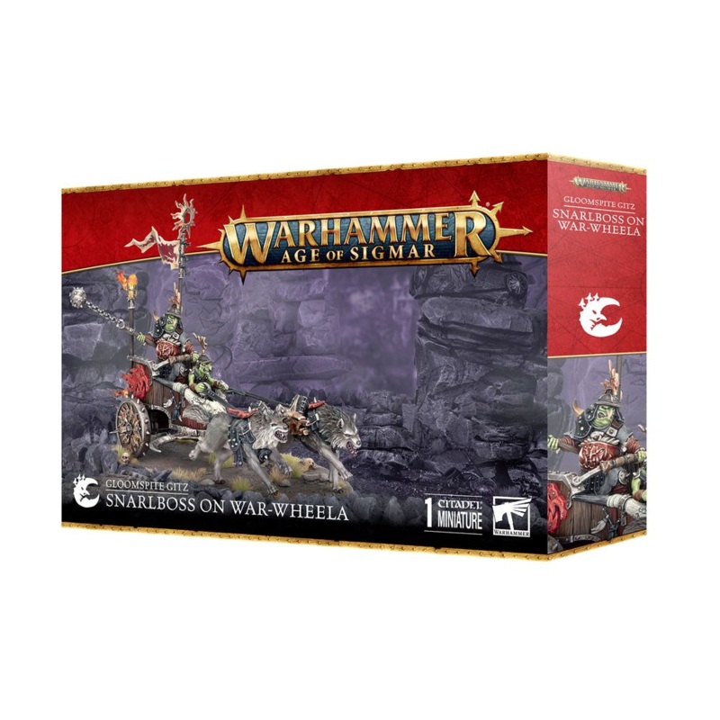 Gloomspite Gitz Snarlboss on War-Wheela / Frazzlegit Shaman on War-Wheela