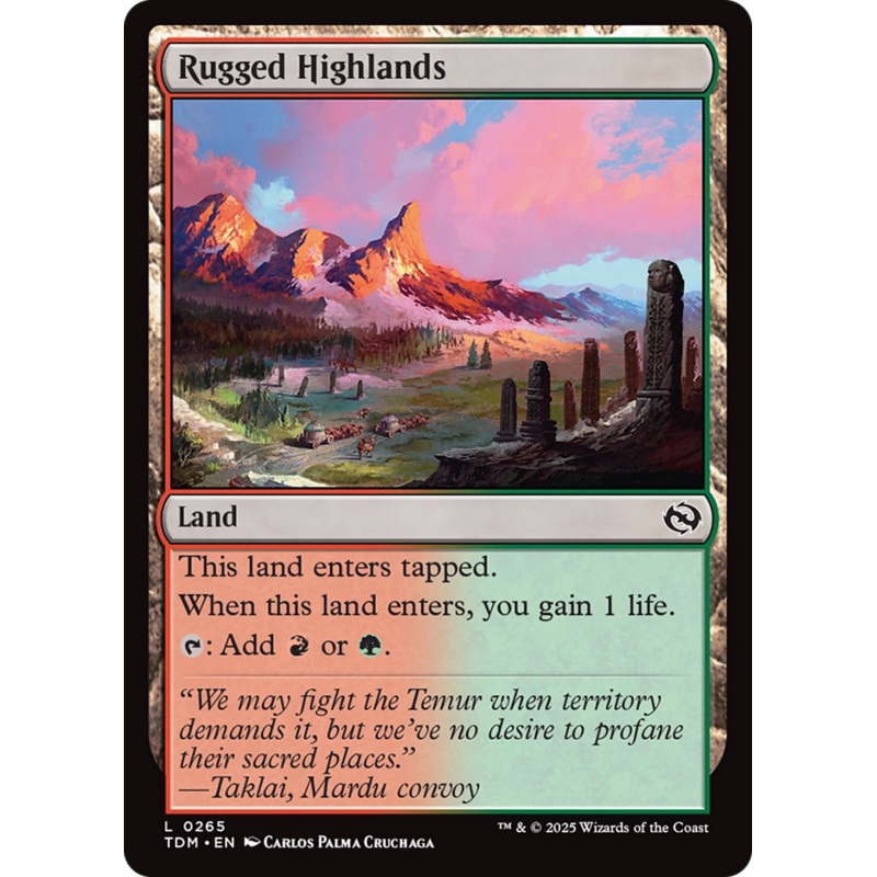 Rugged Highlands [Tarkir: Dragonstorm]