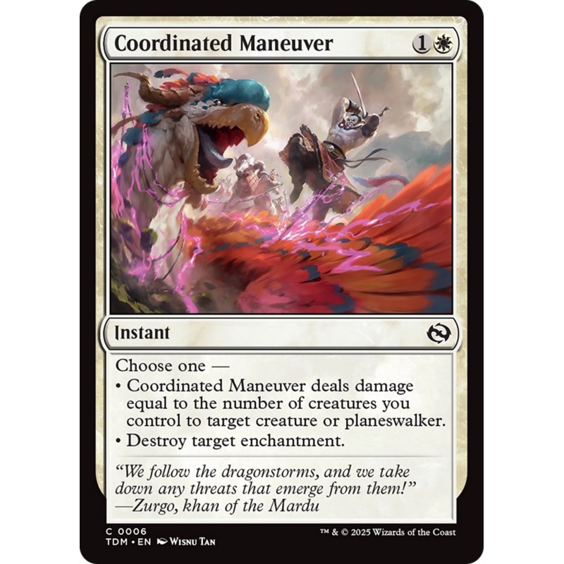Coordinated Maneuver [Tarkir: Dragonstorm]