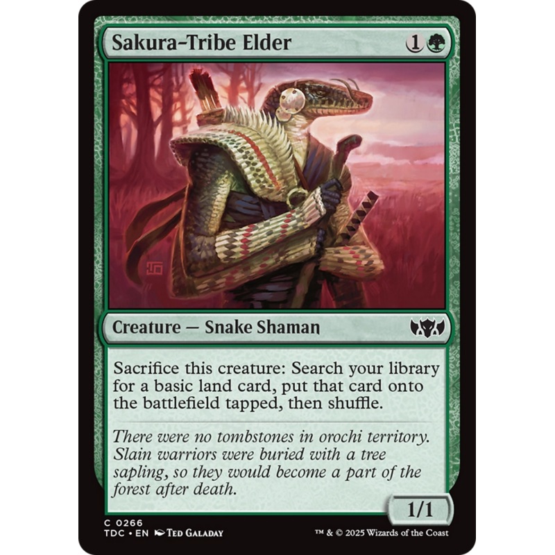 Sakura-Tribe Elder [Tarkir: Dragonstorm Commander]