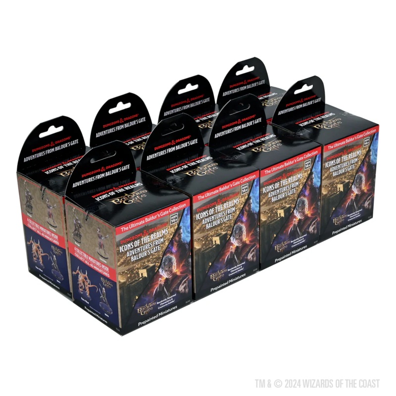 D&D Icons of the Realms | Adventures from Baldur's Gate Booster Brick (8pc.)