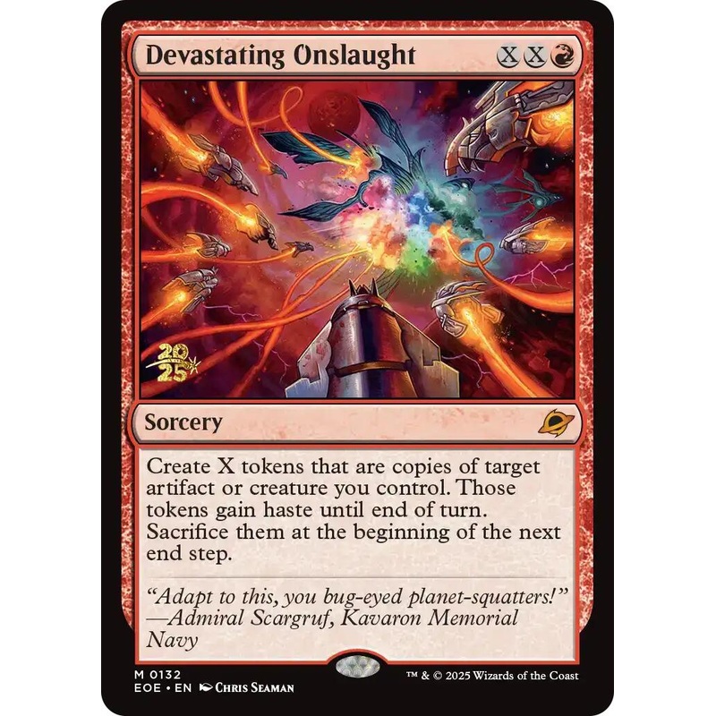 Devastating Onslaught [Edge of Eternities Prerelease Promos]