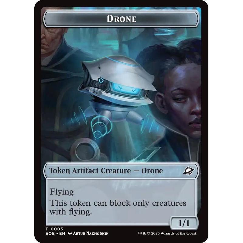 Drone // Lander (0006) Doubled-Sided Token [Edge of Eternities Tokens]