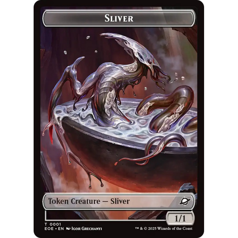 Robot // Sliver Double-Sided Token [Edge of Eternities Tokens]